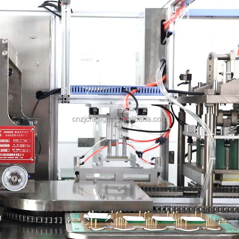 CD-500R Automatic Packing Packaging Rotary Type Paper To Paper  Blister Packing Machine