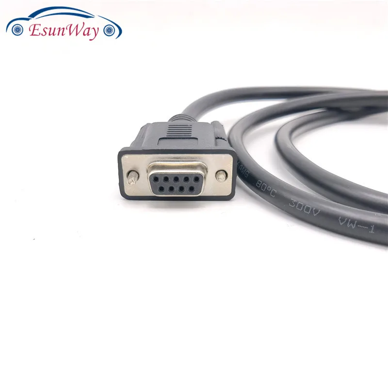 OBD 2 Cable 16 Pin To DB9 Female Serial Port RS232 Adapter Connector Car Cable 1.13 Meter 16PIN TO DB9 Serial RS232 OBD2 CABLE