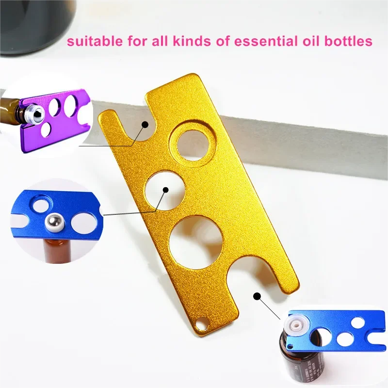 Metal Refillable Essential Oil Bottle Opener Remover for 1ml-100ml Opener for Refillable Bottle Roller
