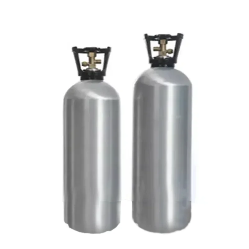 Aluminium Gas Cylinder 40L-800L Seamless Steel Cylinder for Oxygen/Carbon Dioxide/Helium/Argon/Nitrogen/No2/air
