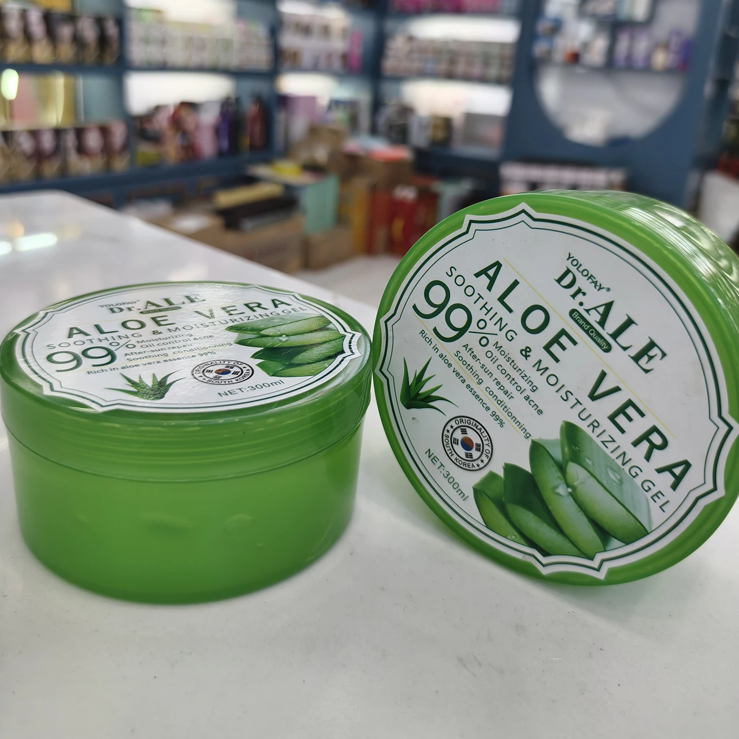 Facial Care OEM ODM Private Label  Aloe Vera Soothing Gel 300ml Moisturizing Smoothing Gel