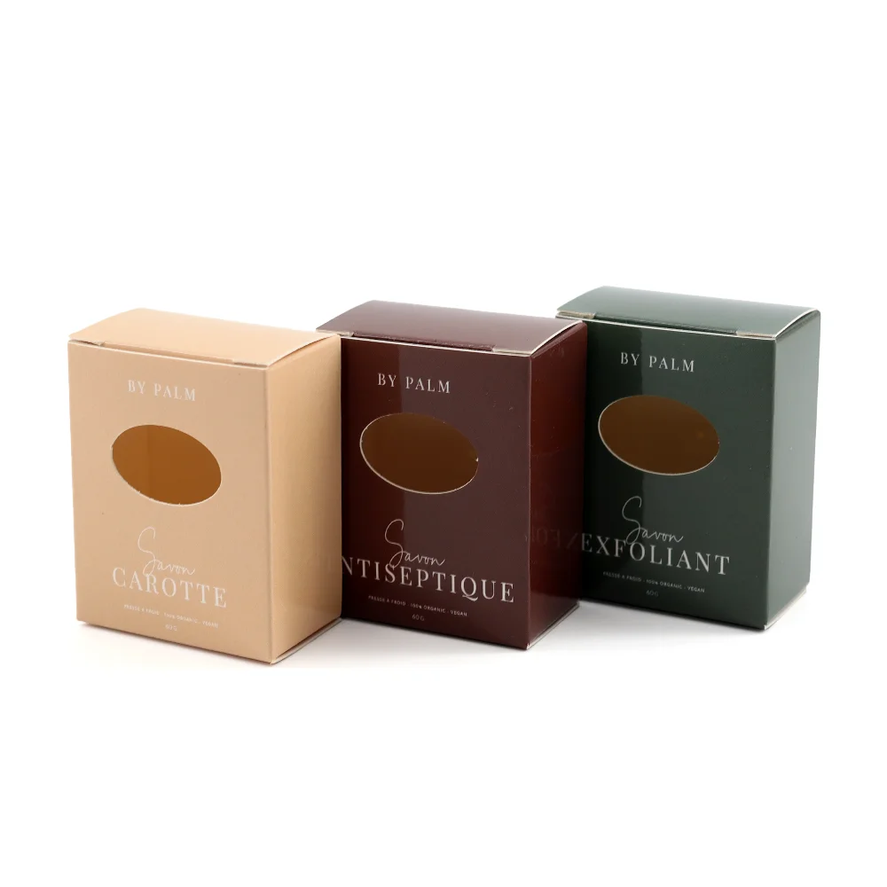 Custom Design Logo Printing White Art Paper Box Soap Bar Packaging Coated Paper Boxes for Soap