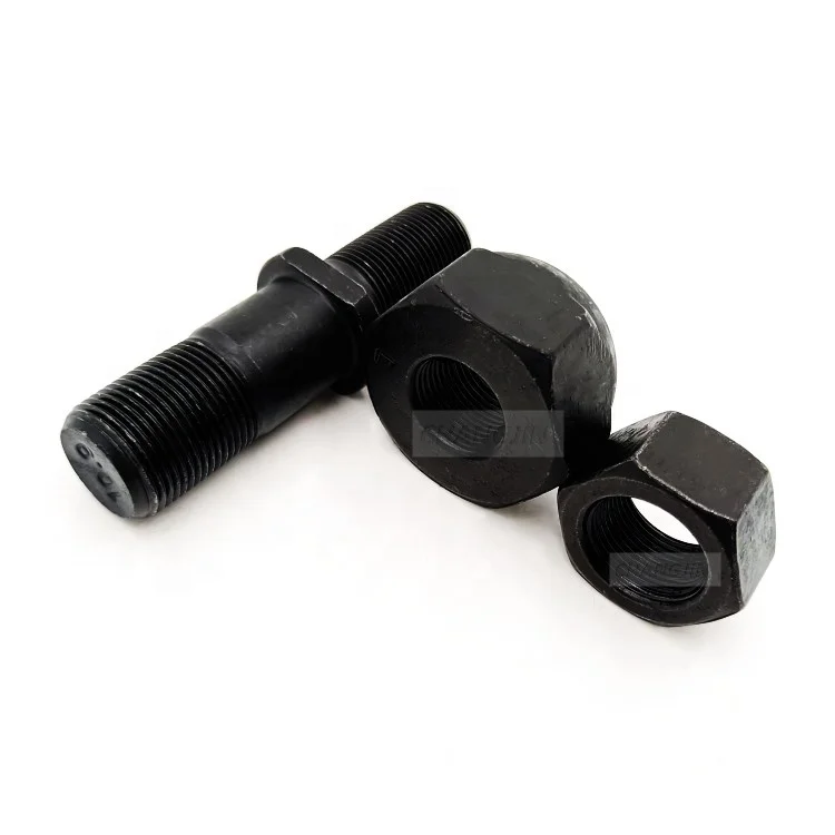 High standard  40Cr Grade 10.9 Front Wheel bolts and nuts for Isuzu