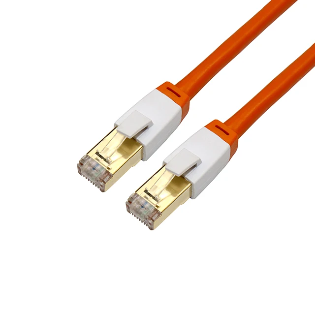 40Gbps 2000Mhz Network Cat8 15 Meters Rj45 Cable Cat 8 Ethernet Cable 50ft  Patch Network Cable