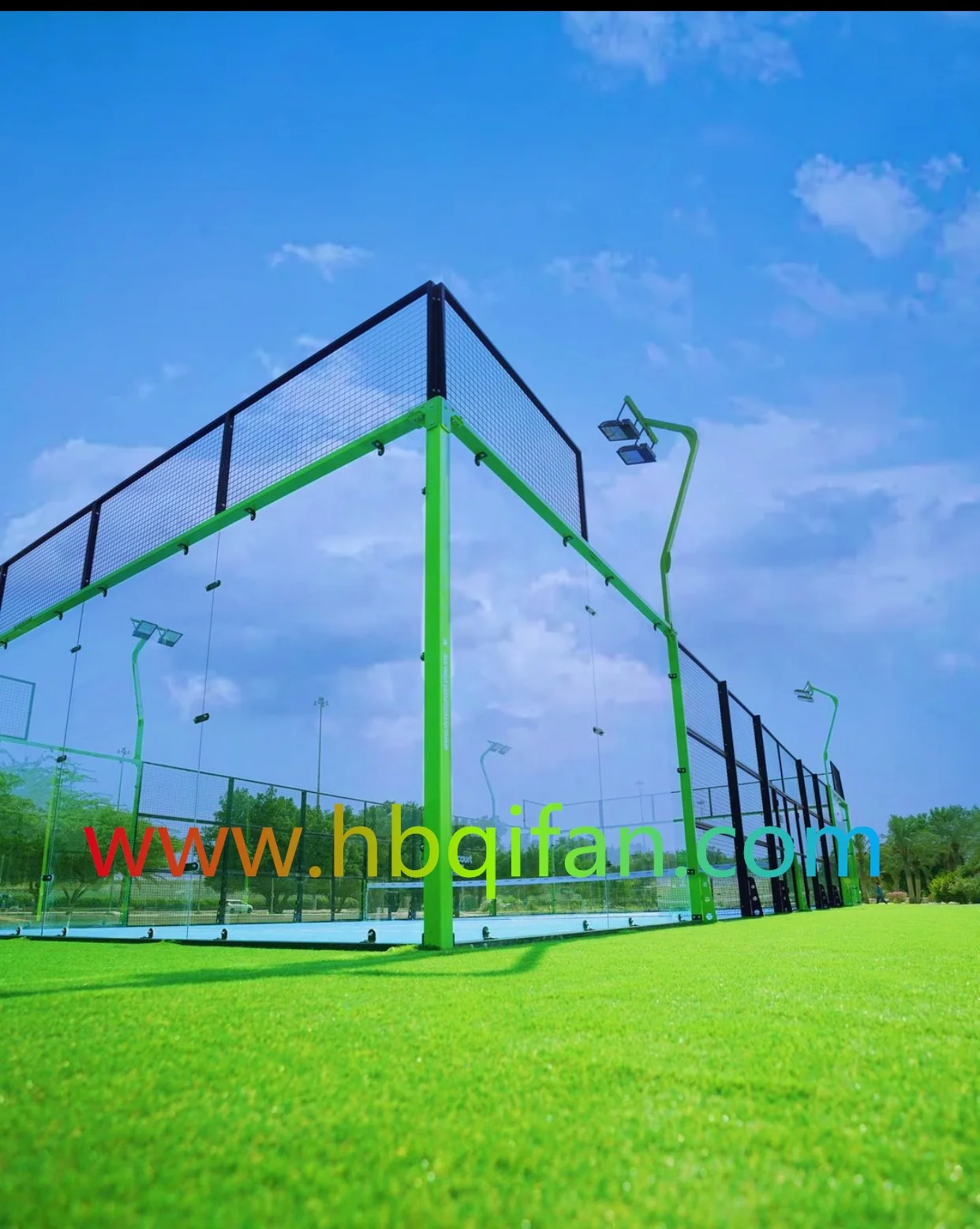 Hot Selling Paddle Tennis court Panoramic Assembled Indoor And Outdoor Padel Court Price