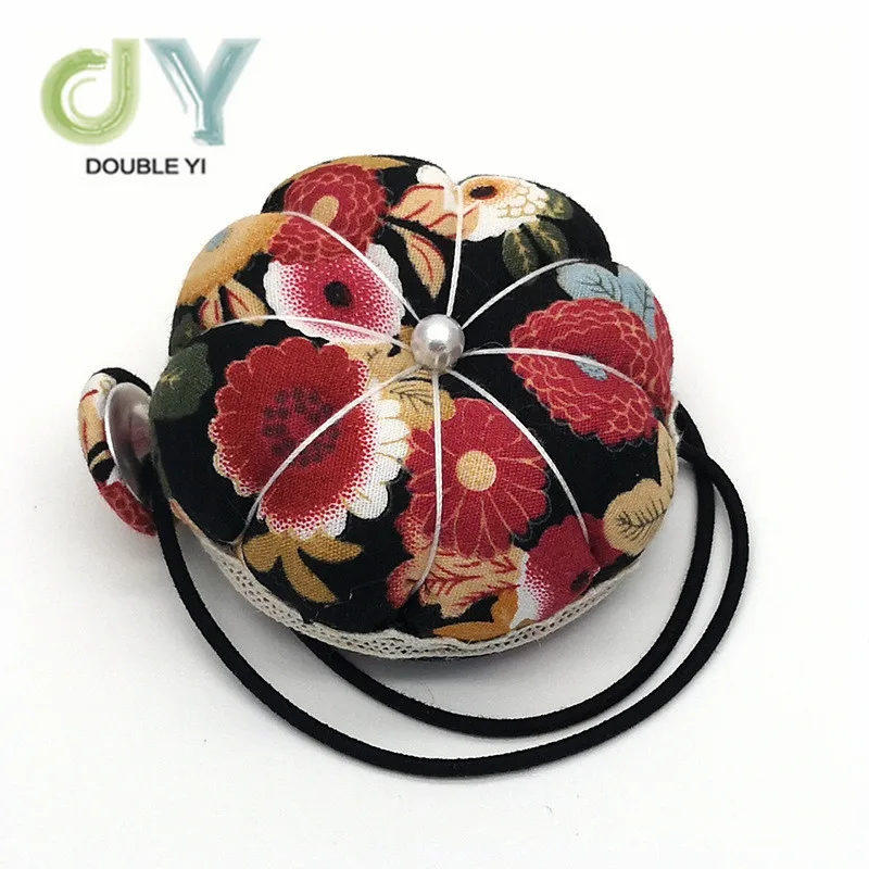 Japanese Style Sewing Machine  Pincushion Pumpkin Shape  Wrist Pin Cushion