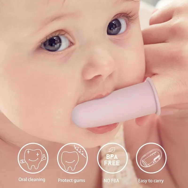 Toothbrush For Children Finger Toothbrush Soft Silicone Kids Brush Baby Health Teeth Oral Care Newborn Accessories