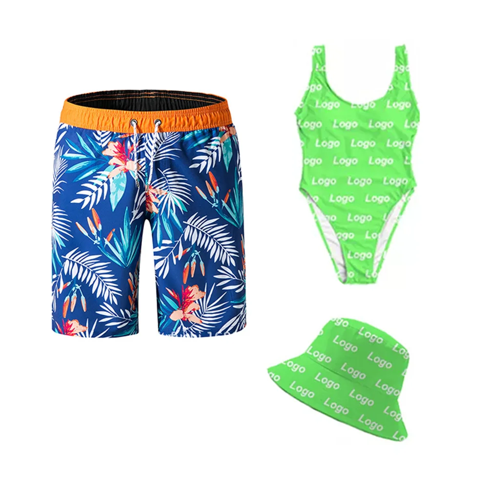 Recycled 2021 Wholesale summer kids swimwear models gingham swimsuits swimming trunks for boy