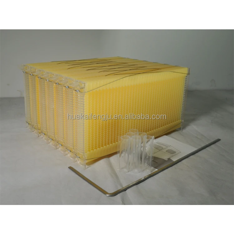 Honey Flowing Hive Cells Frames National Automatic Beehive Frames