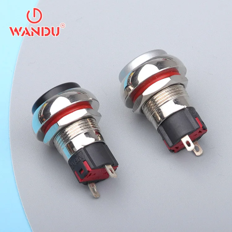 Большой кнопочный переключатель 12 мм управления кораблем автомобиля