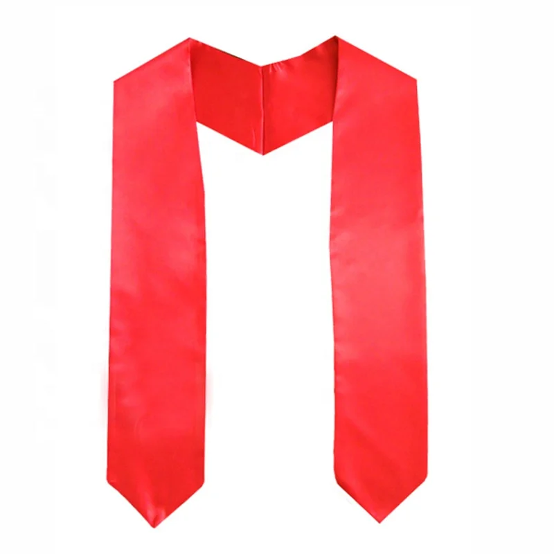 2024 Factory hot sell green graduation stole sublimation with quality logo