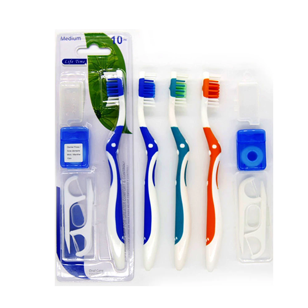 Oral care travel kit hygiene  Dental Kit dental equipment orthodontic travel kit toothbrush and floss pick