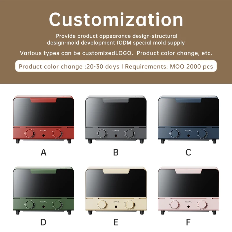Multi-function mini electric oven 13L capacity electric oven selling home pizza bread oven