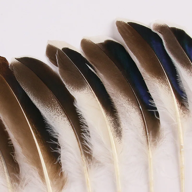 Wholesale dyed duck feathers 10-15CM DIY fashion designer handmade Dreamcatcher clothing decorative craft decoration