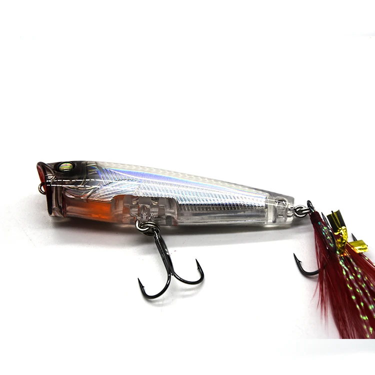 TAKEDO Stock Popper LB65 65mm7g  Top Water peche leurre soap 3D eyes Casting  popper lures