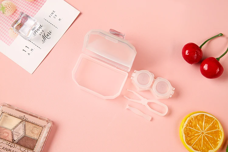 
Customizable Multi Packaging Case ABS Animal Colored Eye Contact Lenses Boxes Display Lens Case 