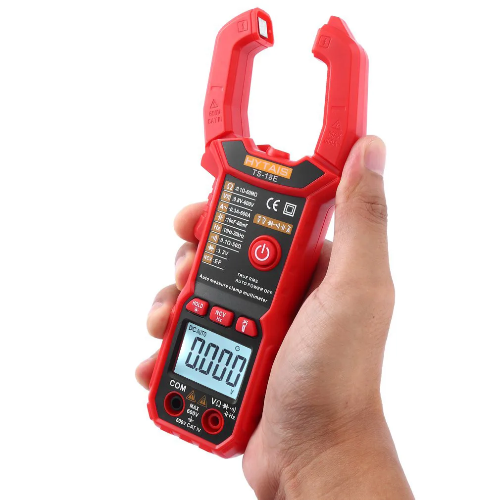 Digital Clamp Meters Ac/dc Current Voltage  True Rms Auto Range Vfc Capacitance Multimeter HYTAIS Clamp Digital Meter