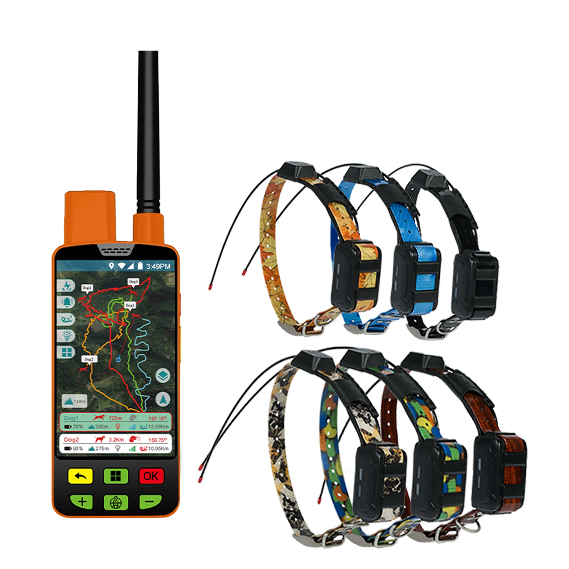 Водонепроницаемый 4G Gps отслеживающее устройство отслеживающий ошейник охотничий собака