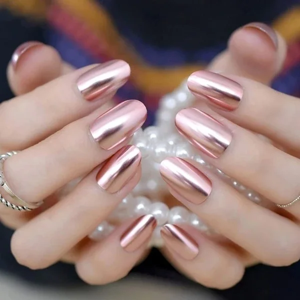 Designed Reusable False Nails Custom Acrylic Press On Nails Artificial Fingernails False Nails With Glue