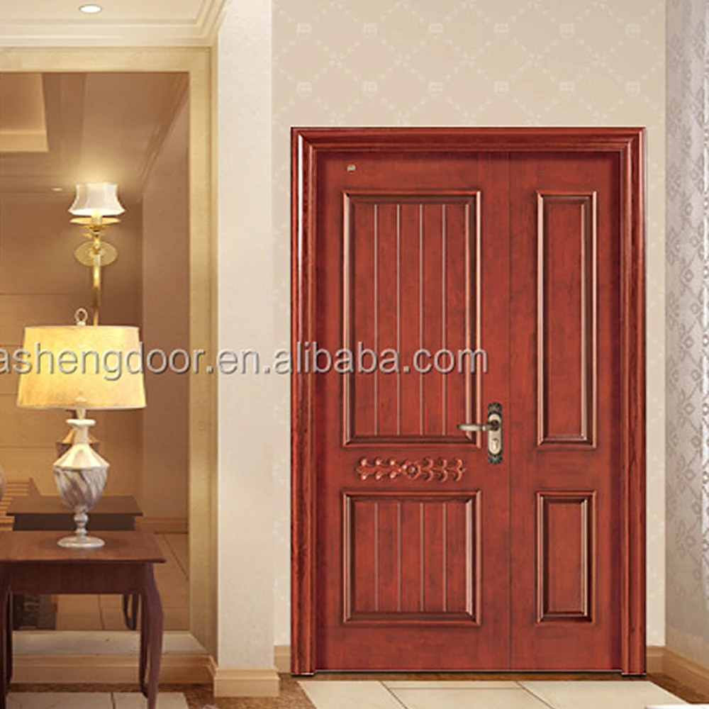 2023 дизайн из натурального шпона 100% двери массива