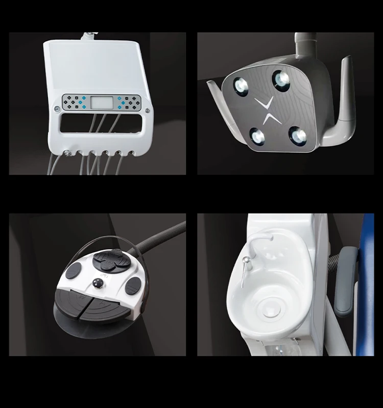 High Quality Full Set Unit dental chair Air Compressor Luxury Electric Dentist Chair