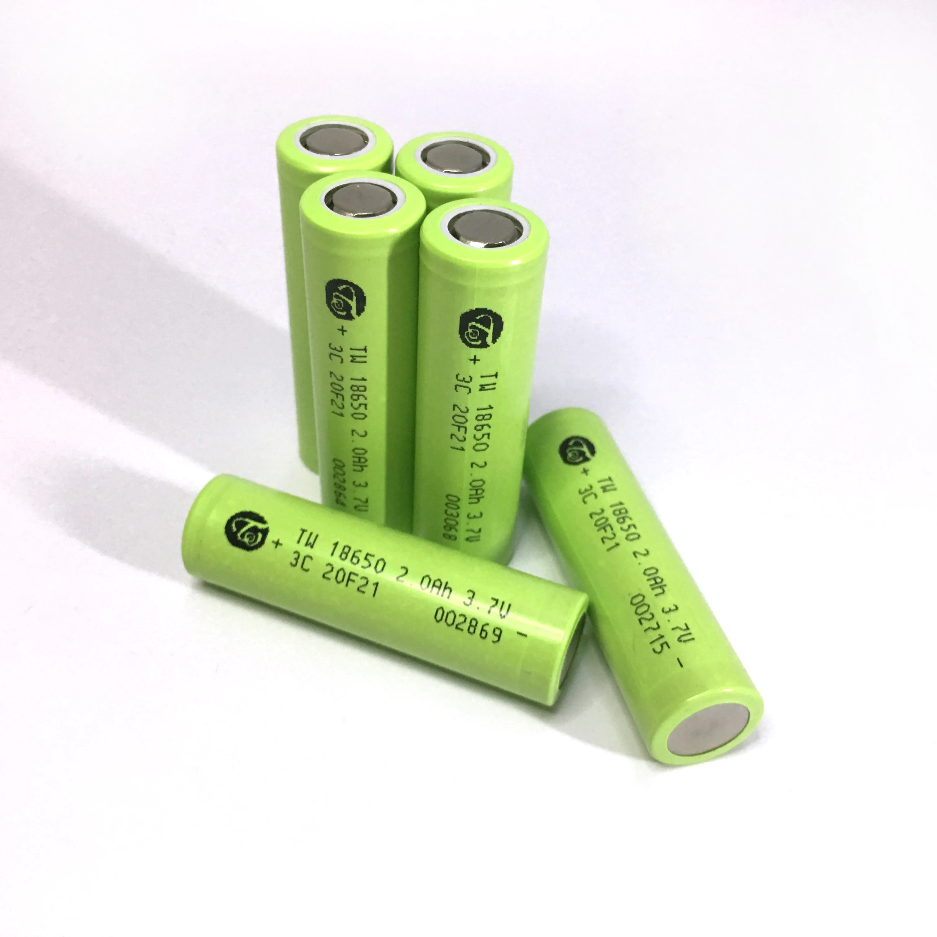
Factory customized 3.7V 2000mAh lithium ion battery pack 18650 Li ion rechargeable battery pack for Electric Motorcycle 