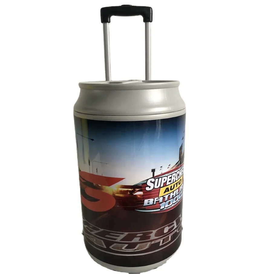 HS Plastic cooler 19L  ice chest with wheels cooler ice bucket keep item cooling chest with logo promotion food cooler