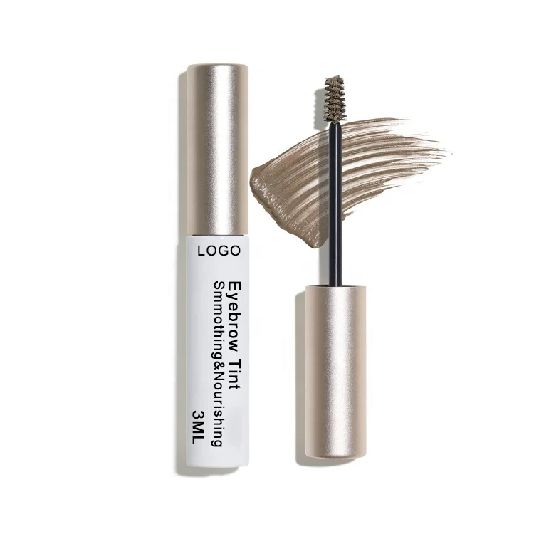 High quality black brown coffee color eyebrow dye kit private label tattoo Cream brow eyelash eyebrow tint