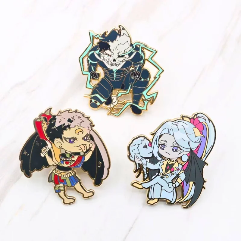 Custom Hard Enamel Pin Metalsports Magnet Cats Spin Enamel Lapel Pins Badge Anime