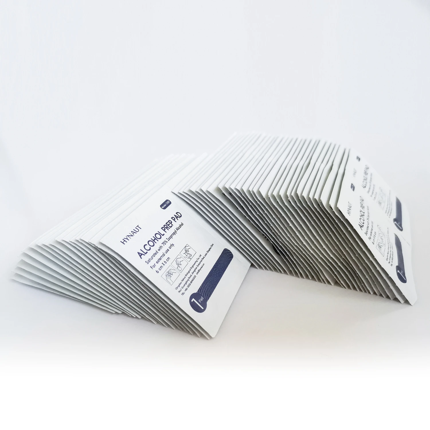 Isopropyl alcohol wipes disposable Alcohol prep pads alcohol swabs with CE ISO13485