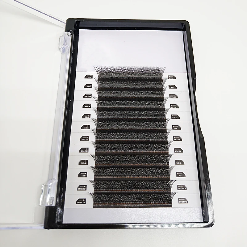 2022 new design  YY volume lash Style lashes soft mink eyelash extension 12mm 15mm with lash tool