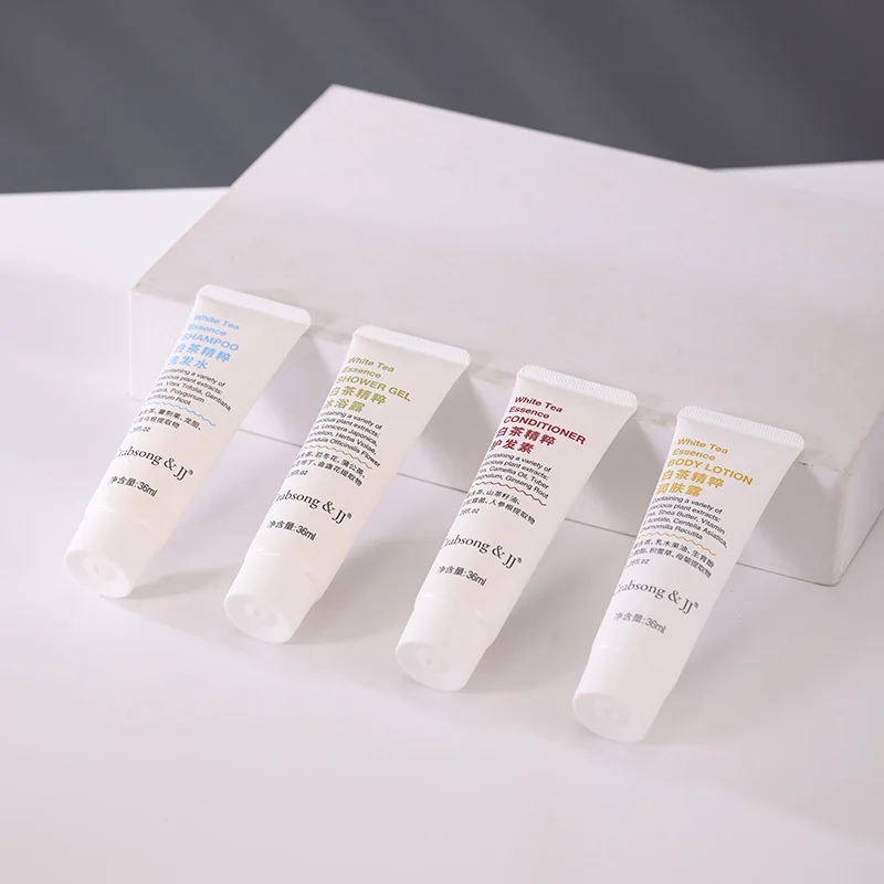 Crabsong&JJ 5 Star Customized Size Bottles Tube Soap Hair Shampoo And Conditioner Hotel Amenities