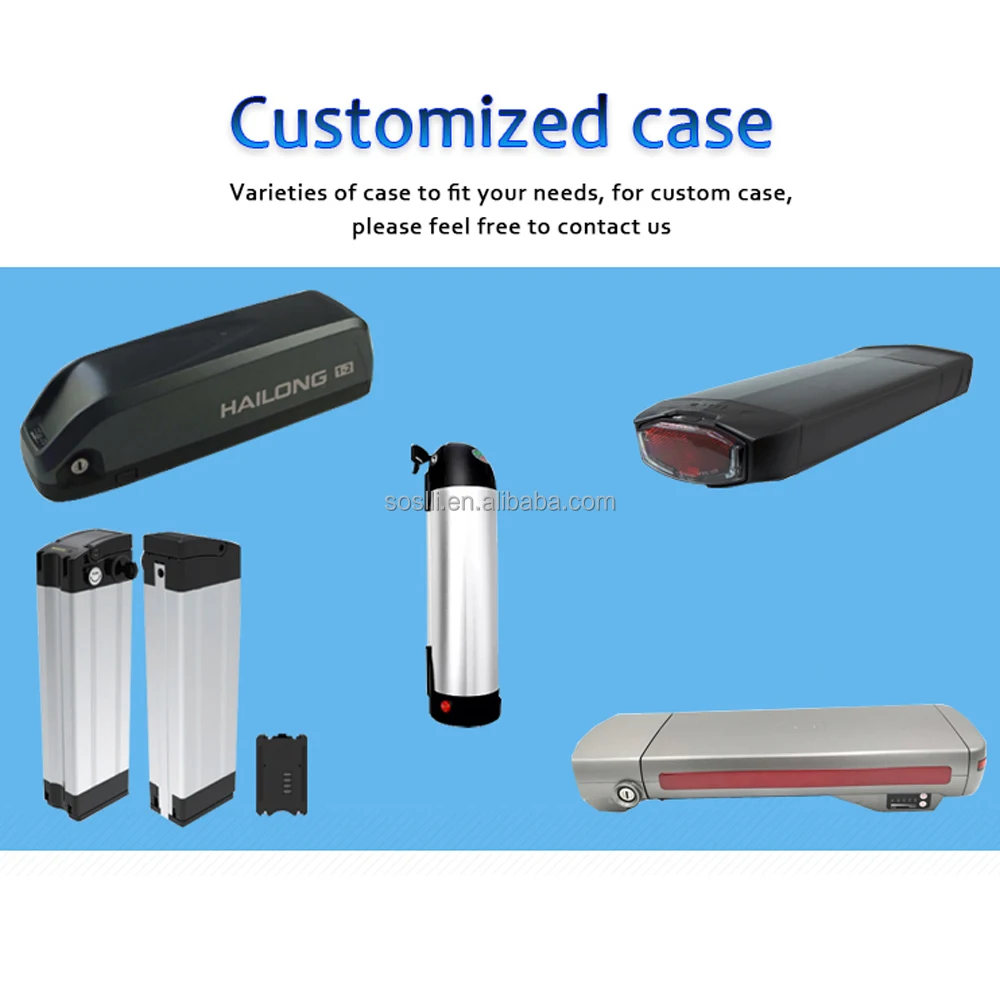 Customized 18650 12V Lithium Battery 24V 36V 48V 60V 72V 10Ah 20Ah 30Ah 40Ah 50Ah 60Ah Lithium Ion Li-Ion Ebike Battery Pack