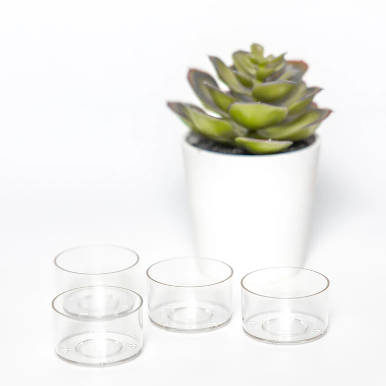 Для свадеб, используются самые дешевые пластиковые чашки для свечей