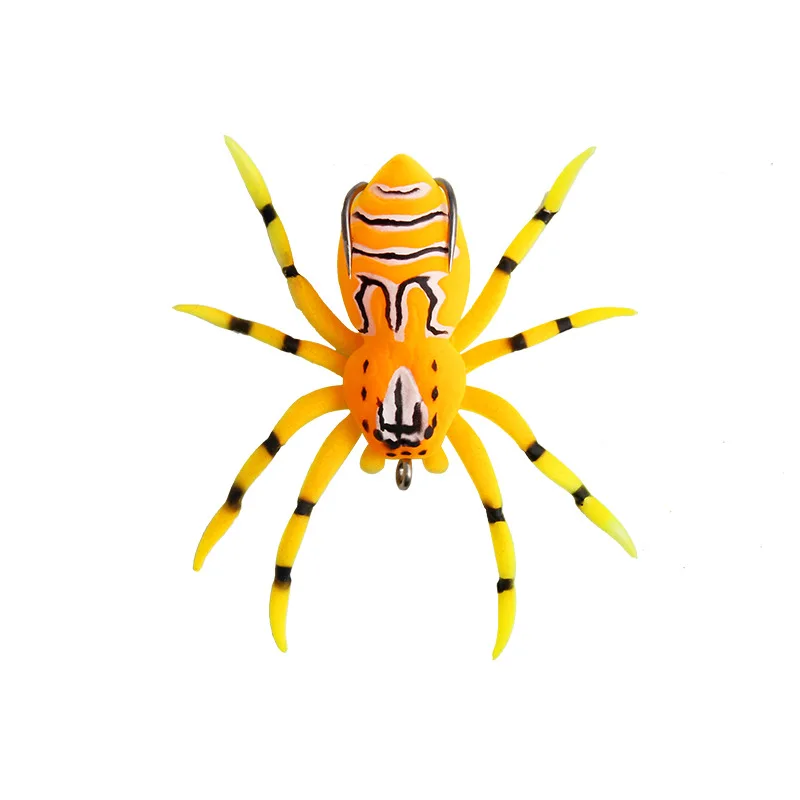 New product 4.7cm 6g silicone spider freshwater sea fishing soft bait