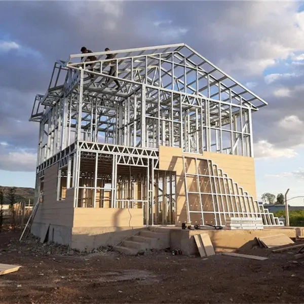 villa steel structure prefab villa modern design hotel gauge steel frame fabricated house steel structure villa