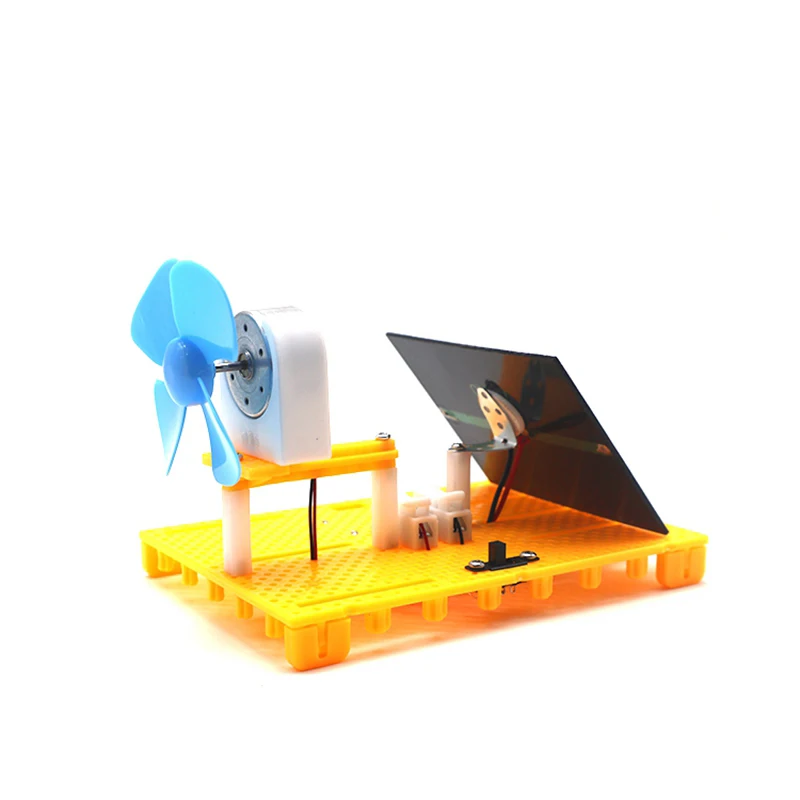 DIY ручной работы физический эксперимент игрушка Солнечный вентилятор для студентов и детей