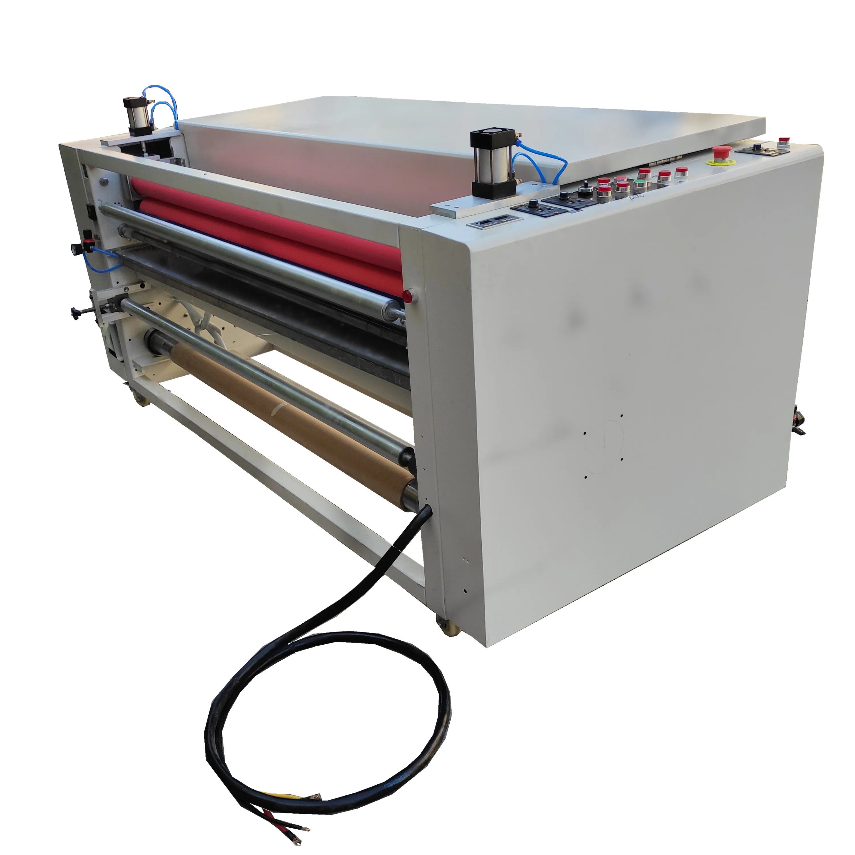 hot IR roll to roll coater surface glossy waterbased liquid 1600mm automatic coating machines