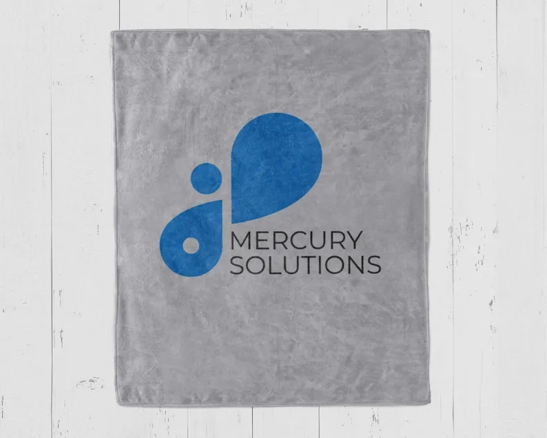 personalized custom text blanket with business logo fleece throw blanket customized blanket for gift