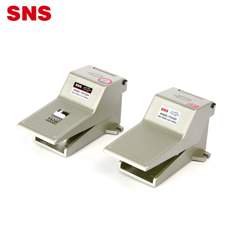 SNS FOV Series China manufacturer pneumatic foot motorized 2 inch ball brake valve