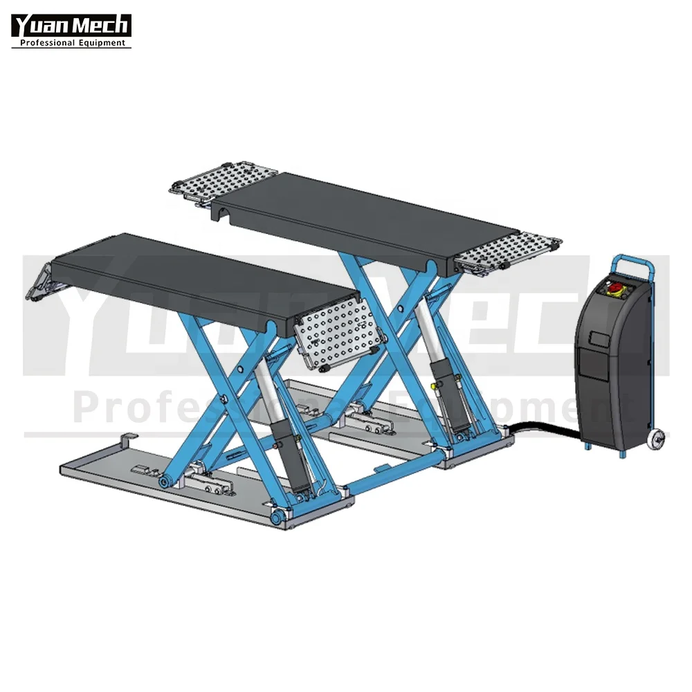 YuanMech ML30F Low Profile Mobile Single Scissor Lift