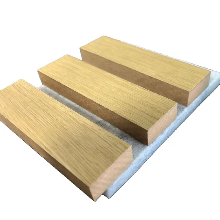 wholesale felt sound insulation board beautifully designed wood strip decorative wall and ceiling panel acoustic wall panel