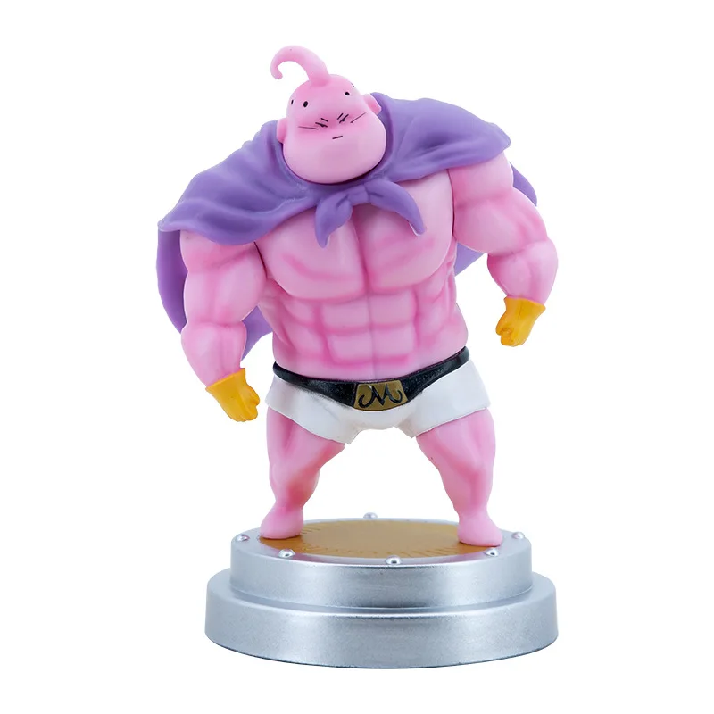 XR 15.5cm Anime Dbz Majin Buu Muscle Action Figure Pvc Goku Model Toy For Gifts