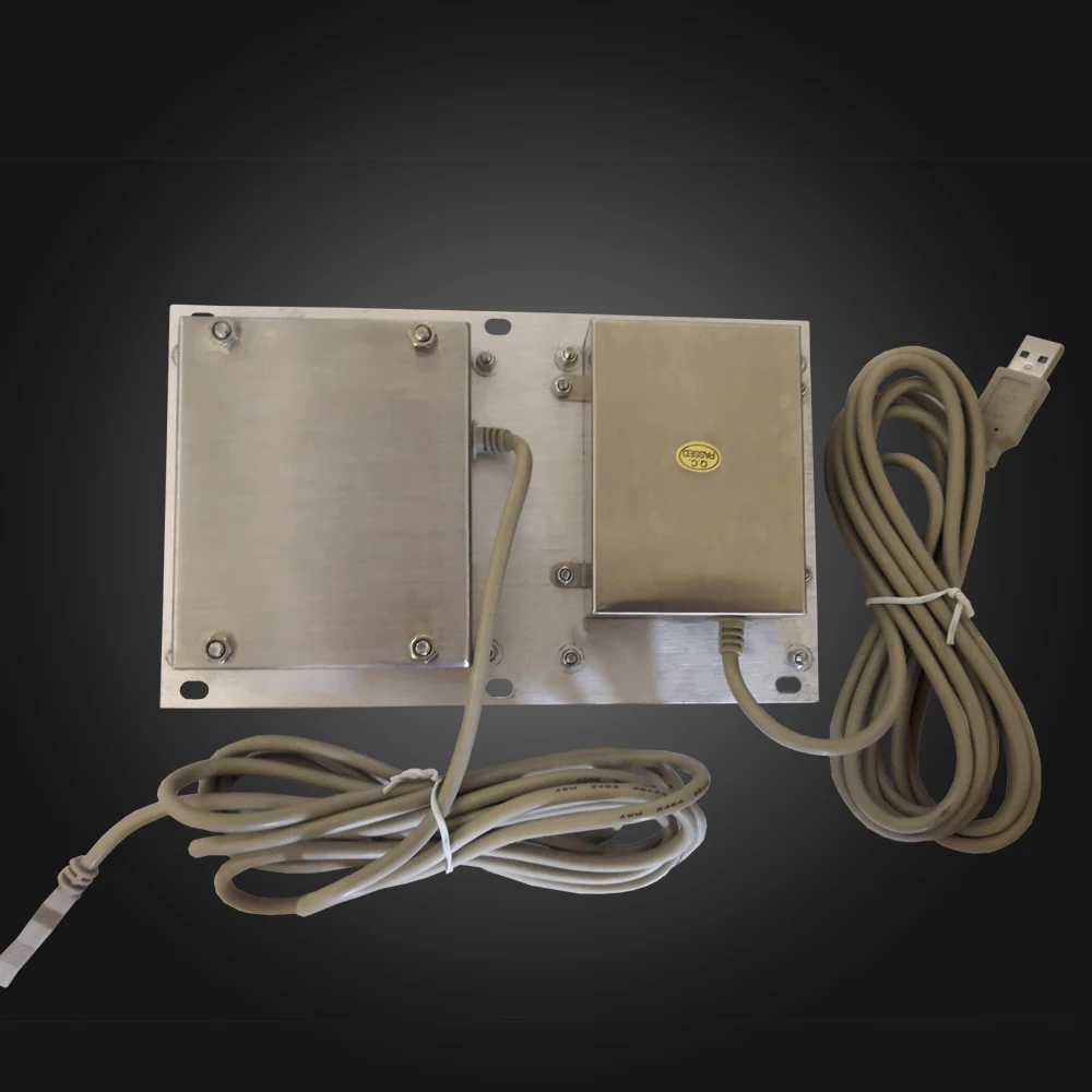 20 keys stainless steel metal keypad with trackball
