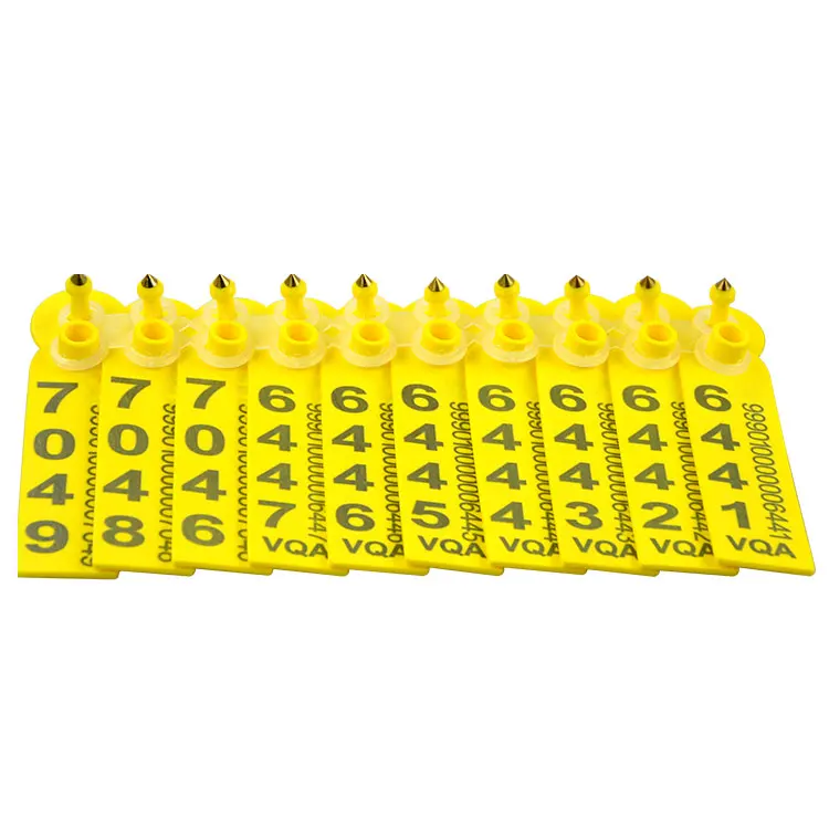 Wholesale Passive Waterproof Uhf Rfid Sheep Cow TPU Ear Tag For Animal Tracking