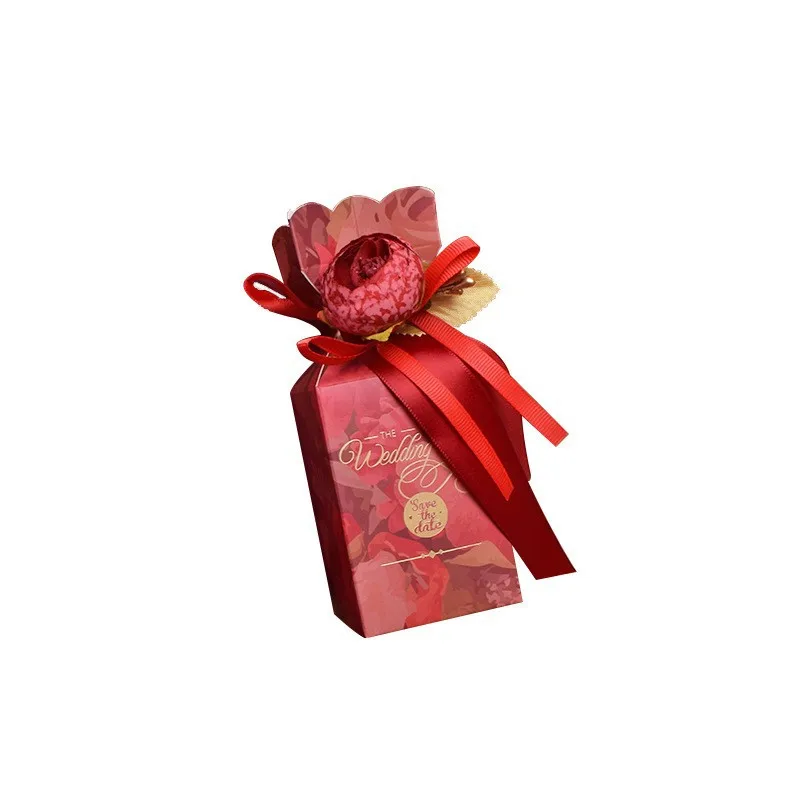 Rectangular shape Gift Box Paper Bags Packaging Candy Boxes for Wedding Favor Party Decoration