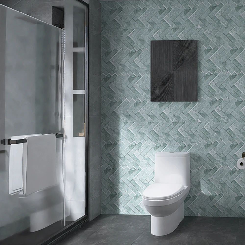 Ceramic Mosaic Herringbone Green Tiles Used For Room Wall Tile Building Ceramic Marble Herringbone Mosaic Fish Bone Mosaic Tiles