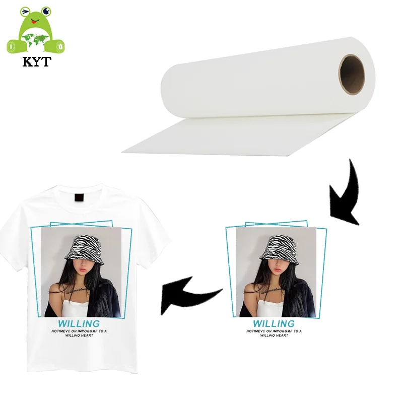 High quality  sticky printing heat transfer paper wholesale hot sale designs printed heat T shirt  A4 Paper