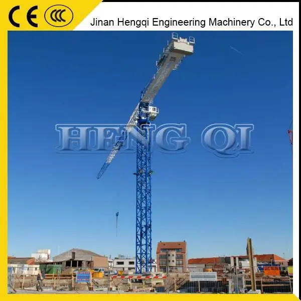 Tower crane QTZ80 lifting weight 6T brake stable and reliable performance