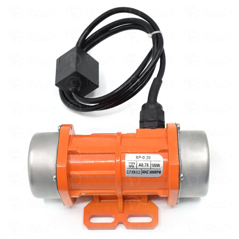 
ToAuto 3 phase vibrating motor 110V 40w/ 100w IP65 Aluminum Alloy Vibrating Vibrators 